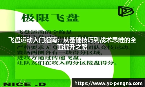 飞盘运动入门指南：从基础技巧到战术思维的全面提升之路